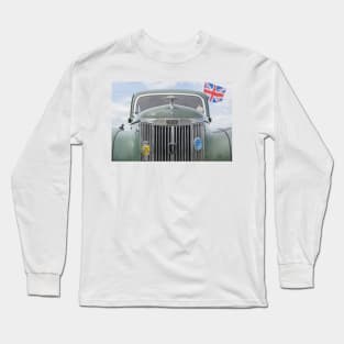 Vintage British Ford Prefect Car Long Sleeve T-Shirt